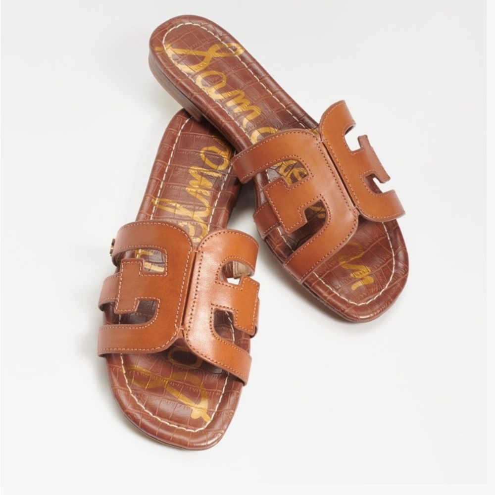 Sam Edelman Tan Slide Sandals